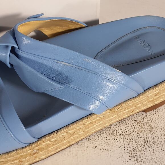 Alexandre Birman Knotted Leather Espadrille Sandals Size 8 - Picture 3 of 7